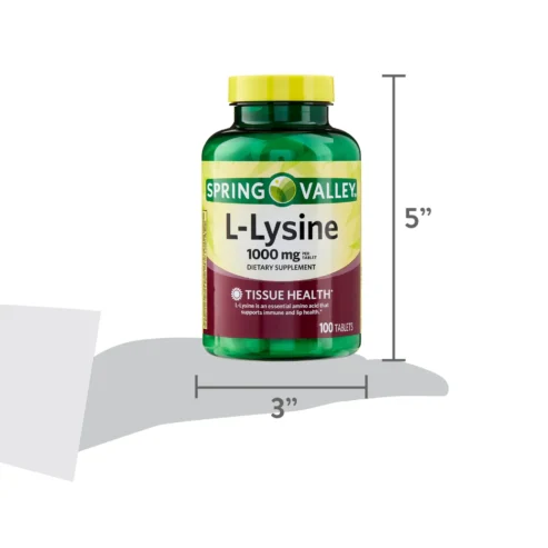 Spring Valley L-Lysine 1000mg supplement