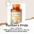 Puritan’s Pride Ester C plus Vitamin D3