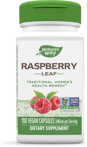 Nature’s Way Raspberry Leaf Capsules Supplement