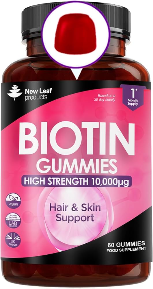 New Leaf Biotin Hair Growth Vitamins Gummies