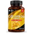 New Leaf Cod Liver Softgels 1000mg Supplement
