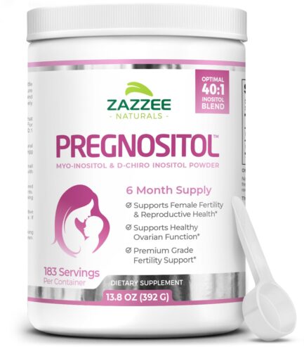 Zazzee PREGNOSITOL Powder Myo-Inositol and D-Chiro-Inositol