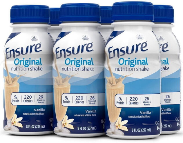 Ensure Plus Vanilla Nutrition Shake High Protein Meal Replacement