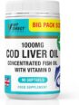 Vvit Direct Cod Liver Oil 1000mg Supplement