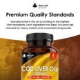 New Leaf Cod Liver Softgels 1000mg Supplement