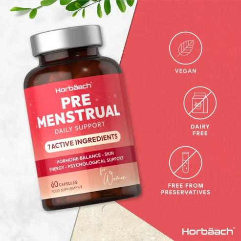 Horbaach Pre-Menstrual Support For Women PMS Relief