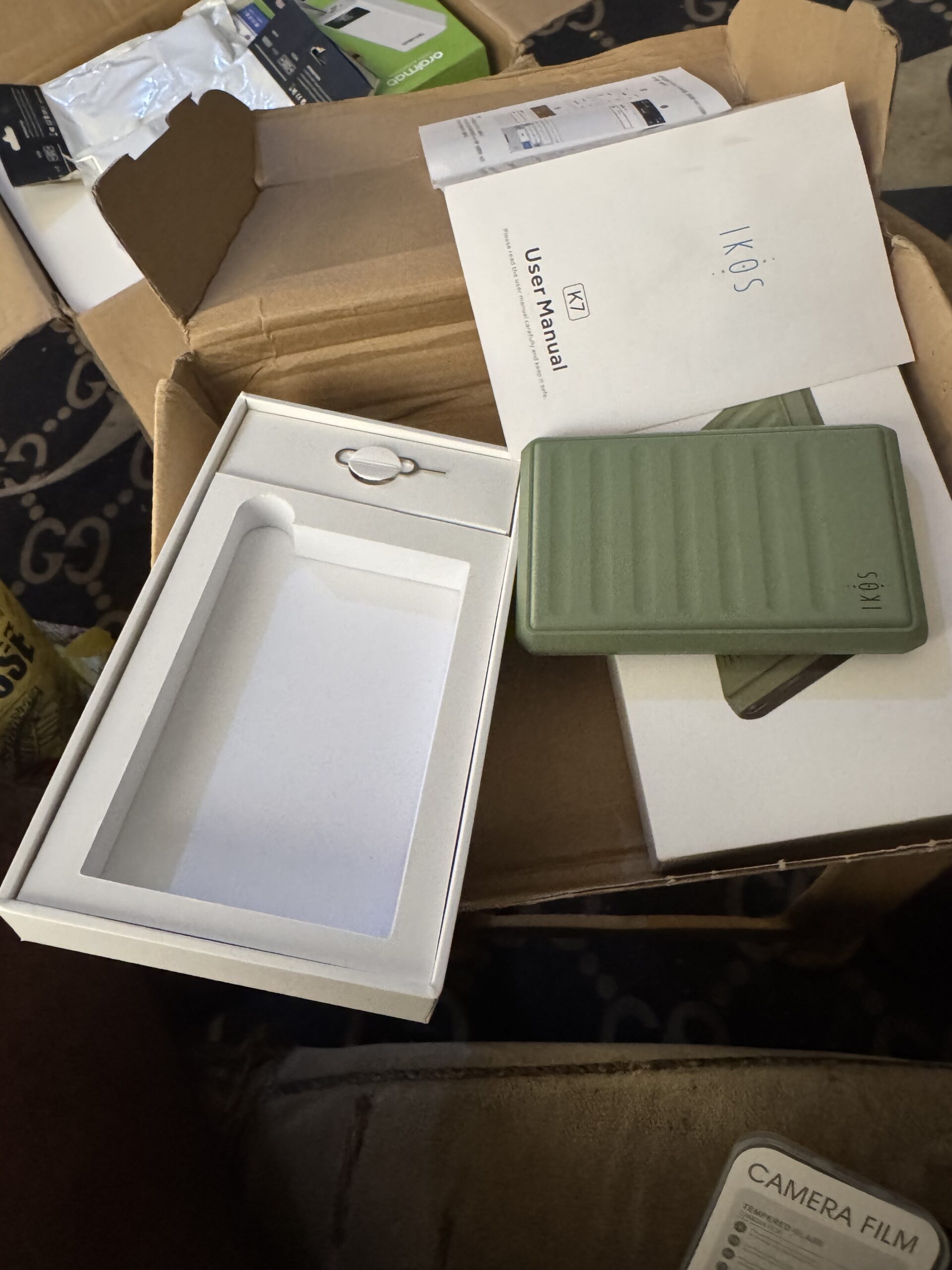 IKOS K7 4G Dual SIM adapter iPhone iPad