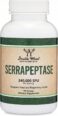 Double Wood Serrapeptase 240,000 SPU Max Potency 120 Veggie Capsules