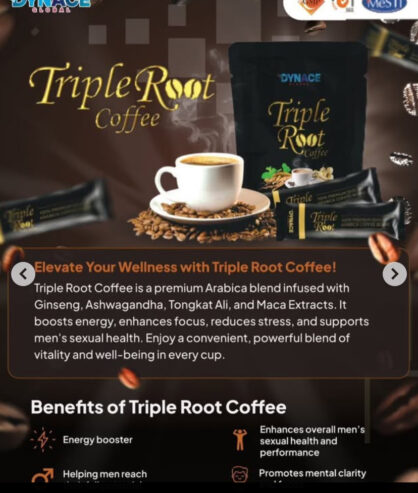 Make you Real Man again – Dynace Tripple Root Coffee