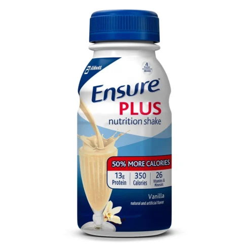 Ensure Plus Vanilla Nutrition Shake High Protein Meal Replacement