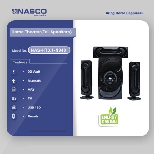 Nasco Home Theater Tall Speakers Nas Ht3.1 N940 in Ghana