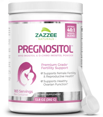 Zazzee PREGNOSITOL Powder Myo-Inositol and D-Chiro-Inositol