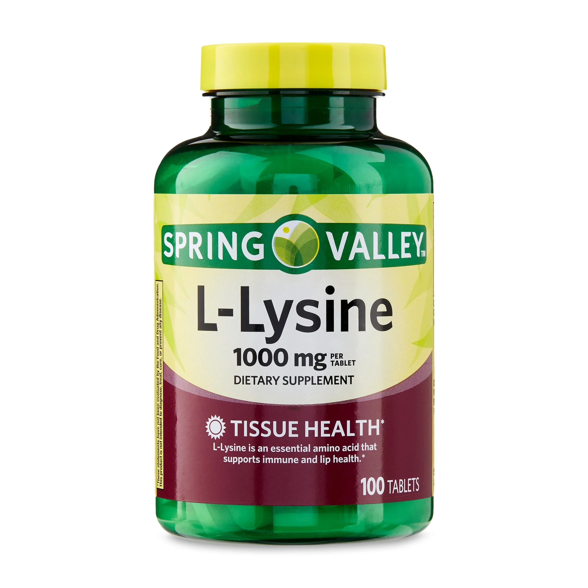 Spring Valley L-Lysine 1000mg supplement
