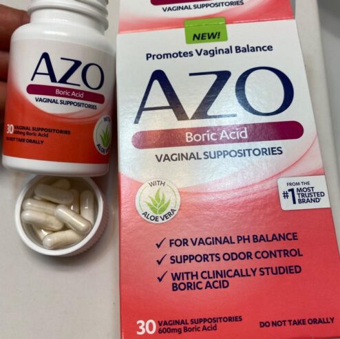 Azo Boric Acid Vaginal Suppositories