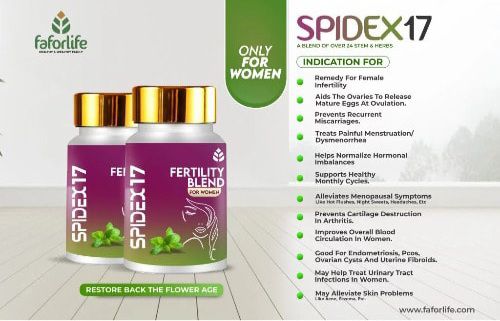 SPIDEX 17 Fertility Blend Supplement