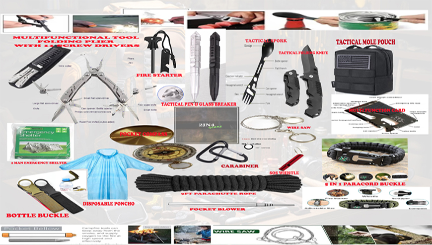 Outdoor Survival Tactical Gears