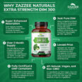 Zazzee Extra Strength DIM 300 10 mg BioPerine