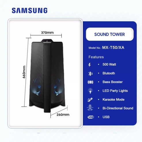 Samsung 500 Watt Power Audio Mx-T50/Xa