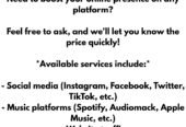 Online Visibility Boost Social Media, Websites, Music Platforms