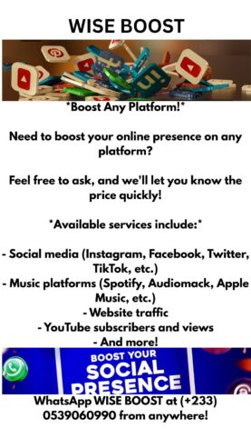 Online Visibility Boost Social Media, Websites, Music Platforms