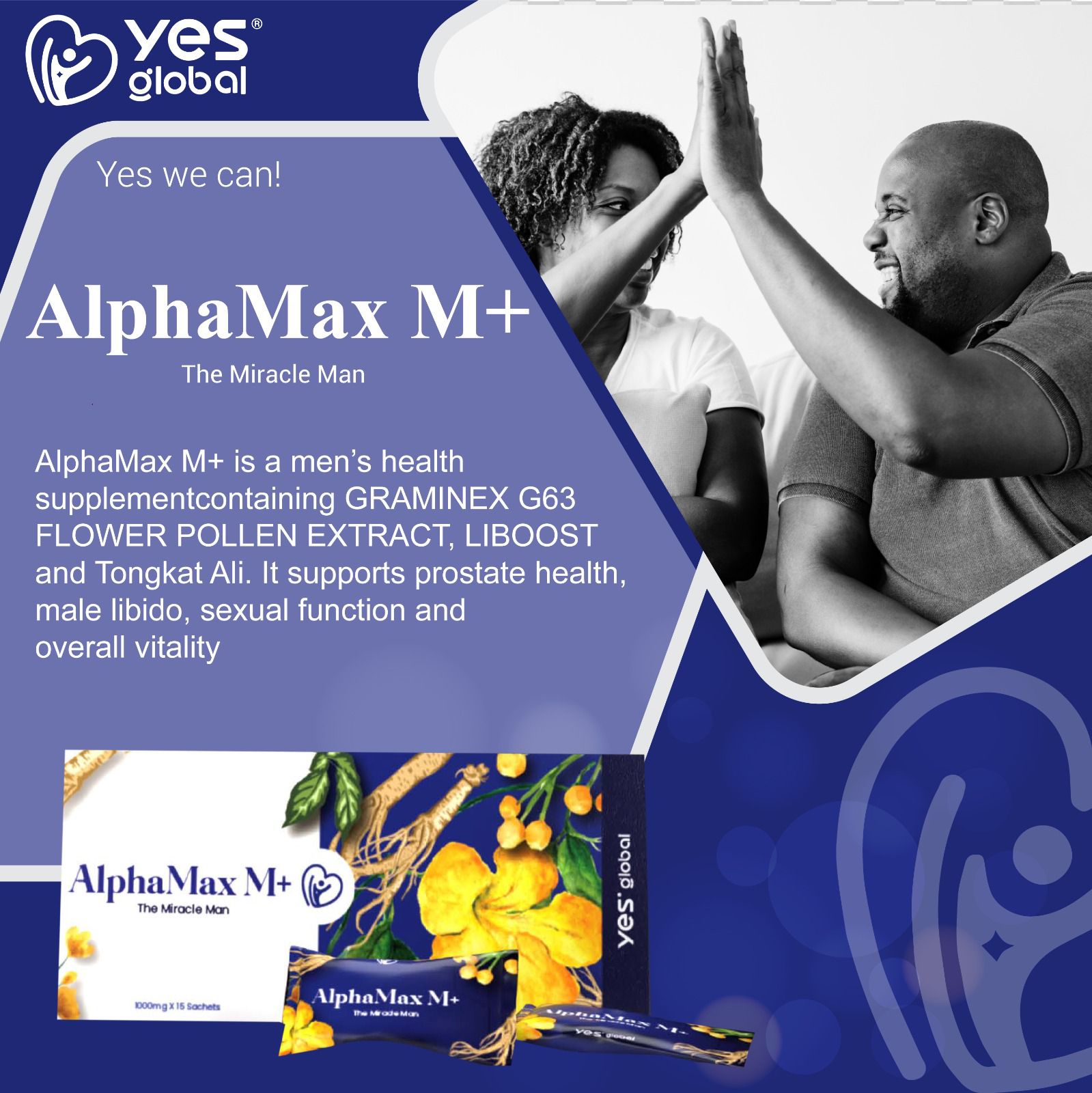 Alphamax M+ Yes Global dietary supplement